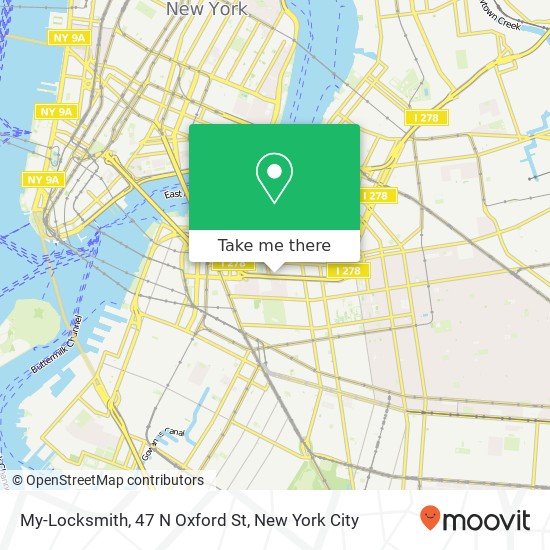 My-Locksmith, 47 N Oxford St map