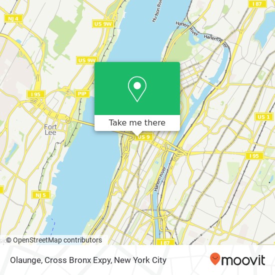 Olaunge, Cross Bronx Expy map