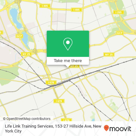 Life Link Training Services, 153-27 Hillside Ave map