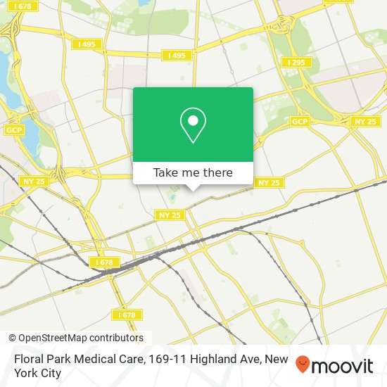 Floral Park Medical Care, 169-11 Highland Ave map