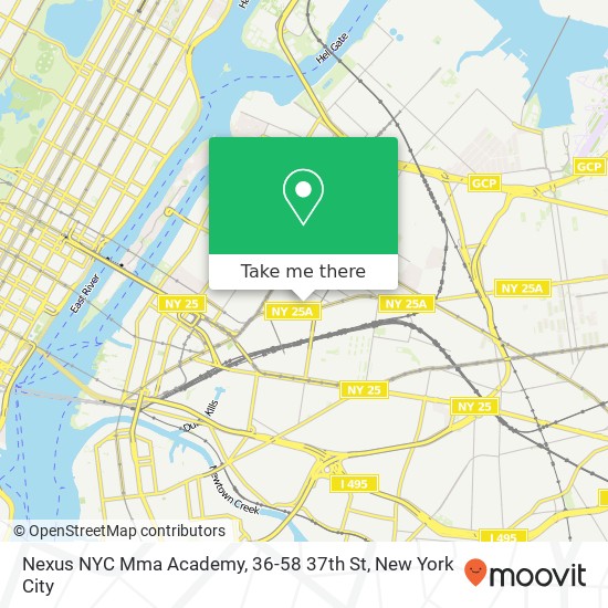 Nexus NYC Mma Academy, 36-58 37th St map