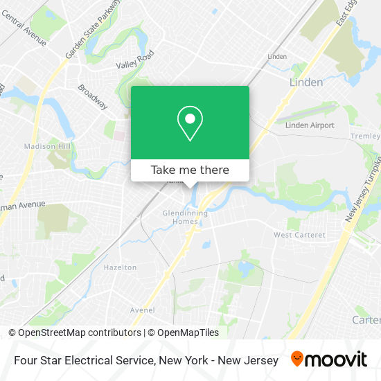 Four Star Electrical Service map