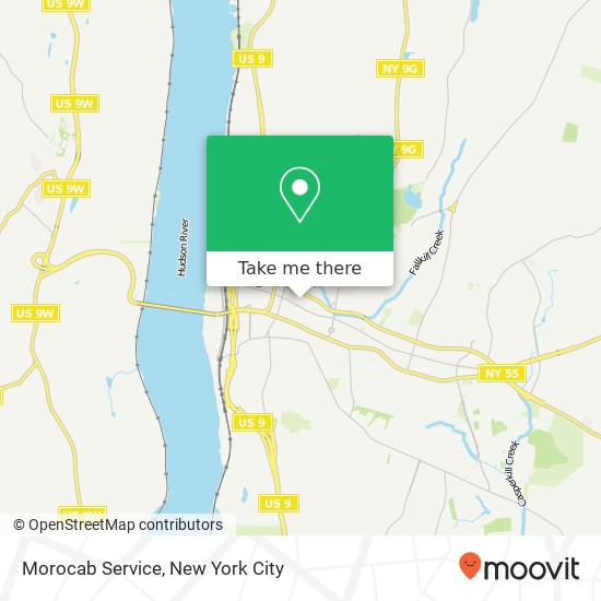 Morocab Service map