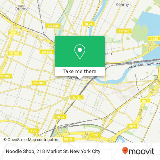 Noodle Shop, 218 Market St map