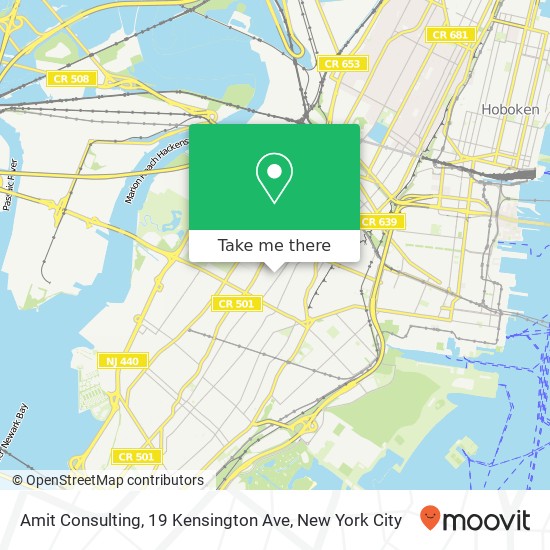 Mapa de Amit Consulting, 19 Kensington Ave