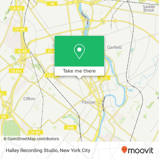 Halley Recording Studio map