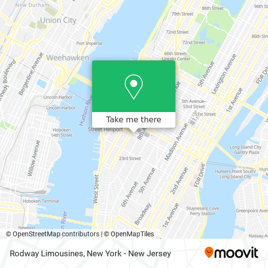 Rodway Limousines map