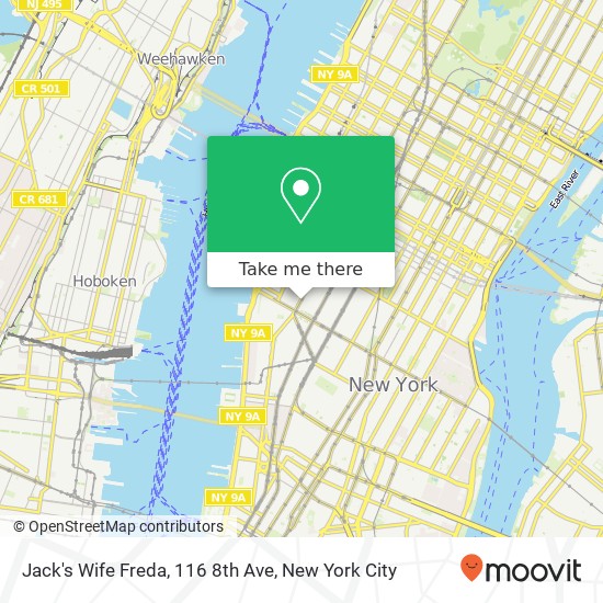 Mapa de Jack's Wife Freda, 116 8th Ave