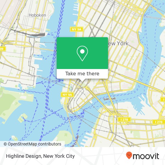 Highline Design map