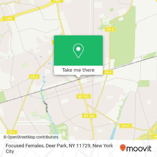 Mapa de Focused Females, Deer Park, NY 11729
