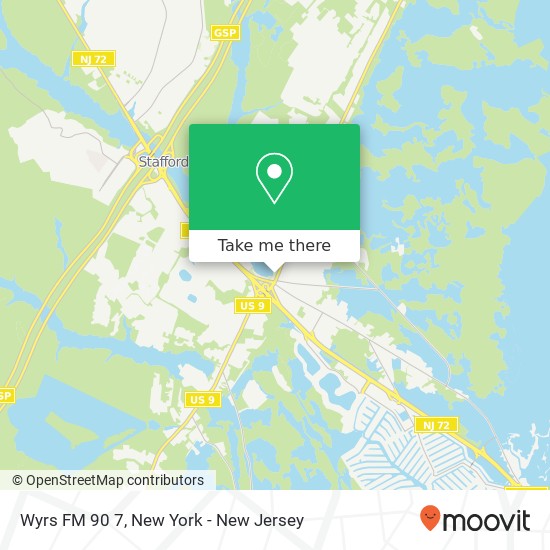 Wyrs FM 90 7 map