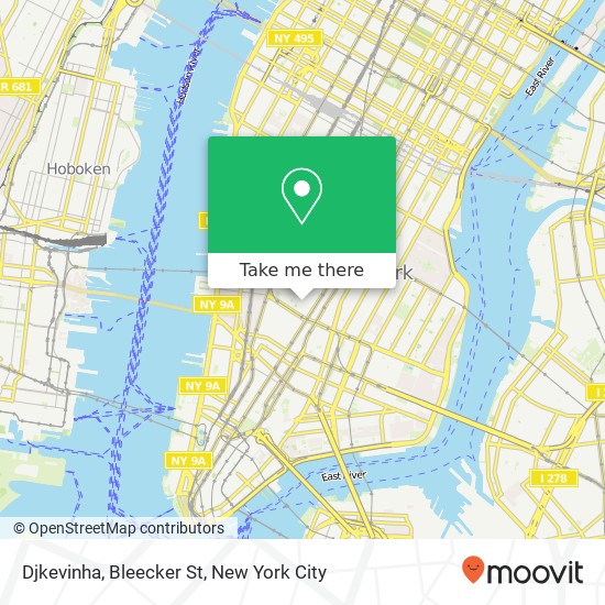 Mapa de Djkevinha, Bleecker St