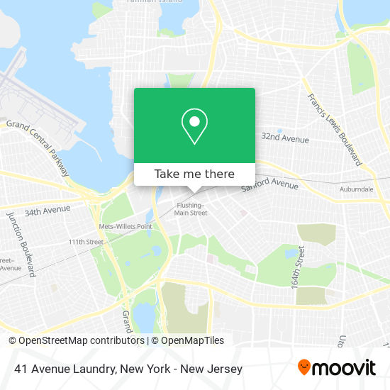 41 Avenue Laundry map