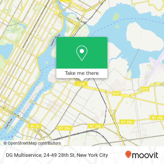 Mapa de DG Multiservice, 24-49 28th St
