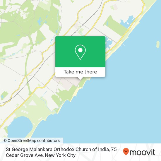 Mapa de St George Malankara Orthodox Church of India, 75 Cedar Grove Ave