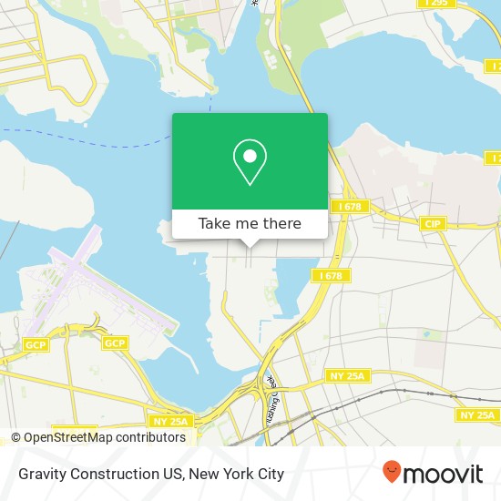 Mapa de Gravity Construction US