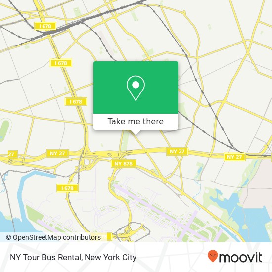 Mapa de NY Tour Bus Rental