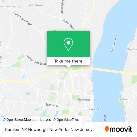 Curaleaf NY Newburgh map