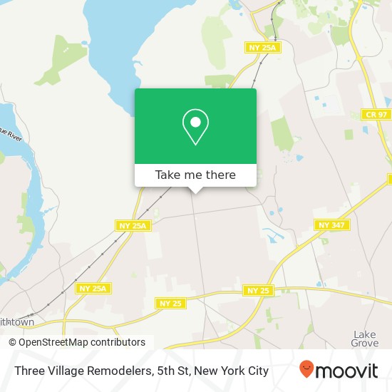Mapa de Three Village Remodelers, 5th St