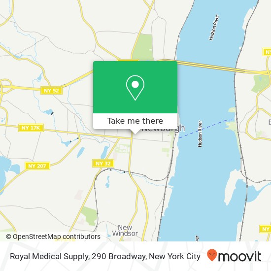 Royal Medical Supply, 290 Broadway map