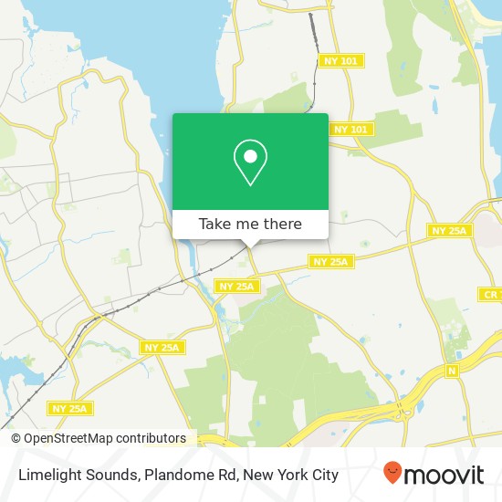 Mapa de Limelight Sounds, Plandome Rd