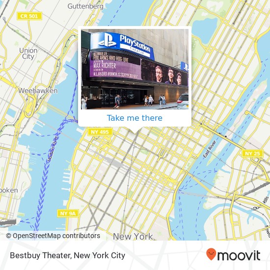 Mapa de Bestbuy Theater