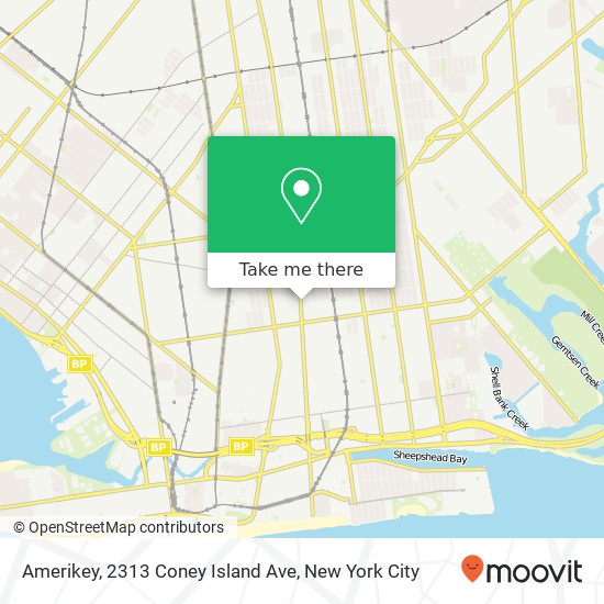 Mapa de Amerikey, 2313 Coney Island Ave