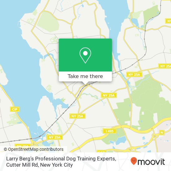 Larry Berg's Professional Dog Training Experts, Cutter Mill Rd map