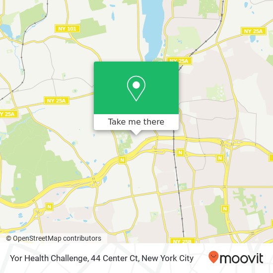 Mapa de Yor Health Challenge, 44 Center Ct