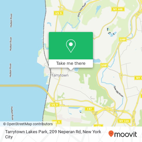 Tarrytown Lakes Park, 209 Neperan Rd map