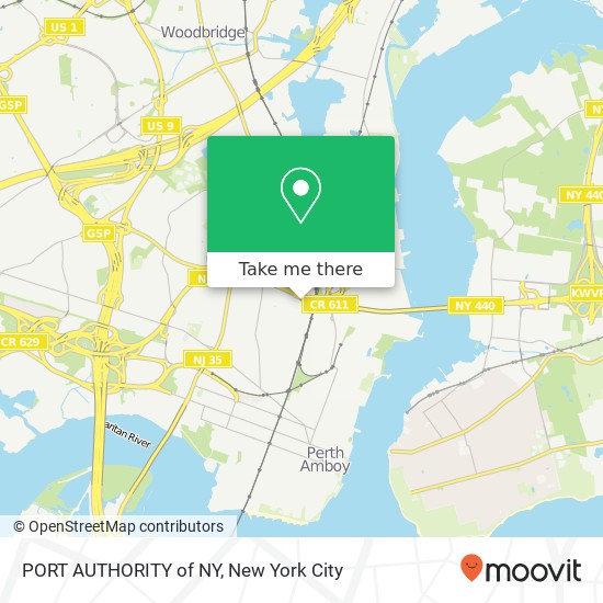 PORT AUTHORITY of NY map