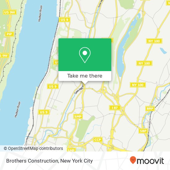 Brothers Construction map