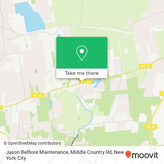 Jason Belfiore Maintenance, Middle Country Rd map