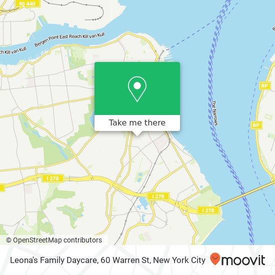 Mapa de Leona's Family Daycare, 60 Warren St