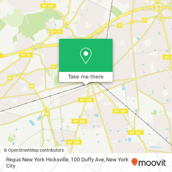 Regus New York Hicksville, 100 Duffy Ave map