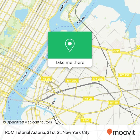 Mapa de RQM Tutorial Astoria, 31st St
