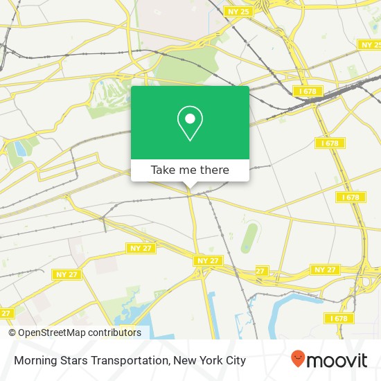Morning Stars Transportation map
