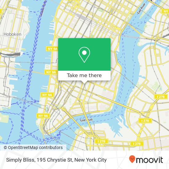 Simply Bliss, 195 Chrystie St map