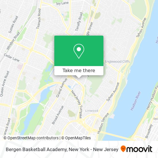 Bergen Basketball Academy map