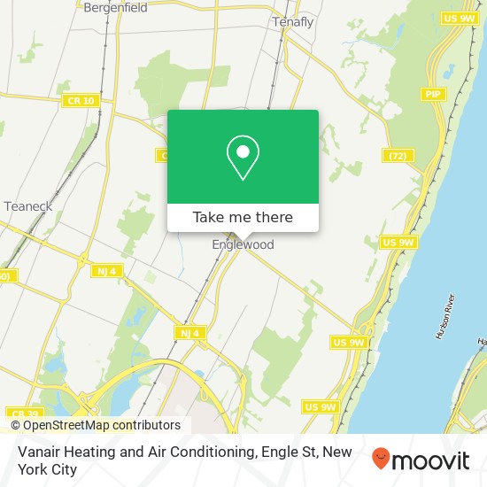 Vanair Heating and Air Conditioning, Engle St map