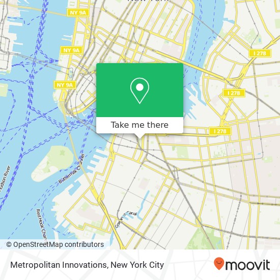 Metropolitan Innovations map