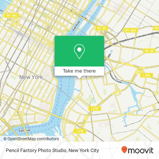 Pencil Factory Photo Studio map