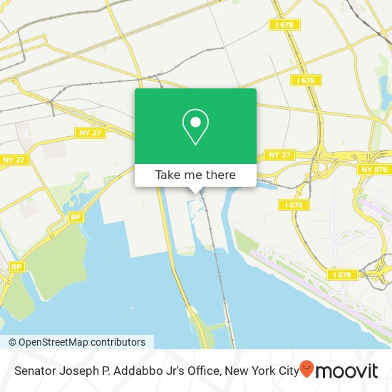 Senator Joseph P. Addabbo Jr's Office map