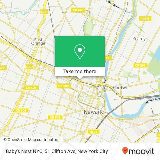 Baby's Nest NYC, 51 Clifton Ave map