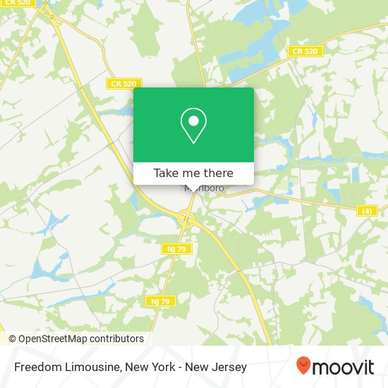 Freedom Limousine map