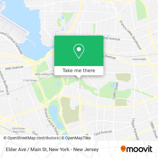 Elder Ave / Main St map