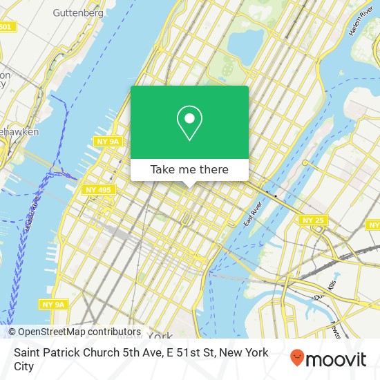 Mapa de Saint Patrick Church 5th Ave, E 51st St