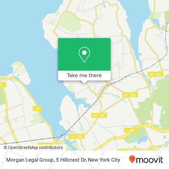 Morgan Legal Group, 5 Hillcrest Dr map