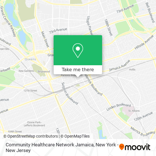 Mapa de Community Healthcare Network Jamaica