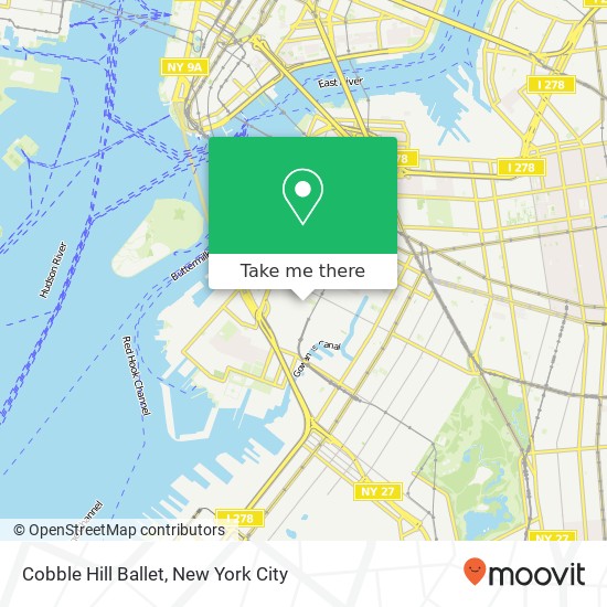 Mapa de Cobble Hill Ballet